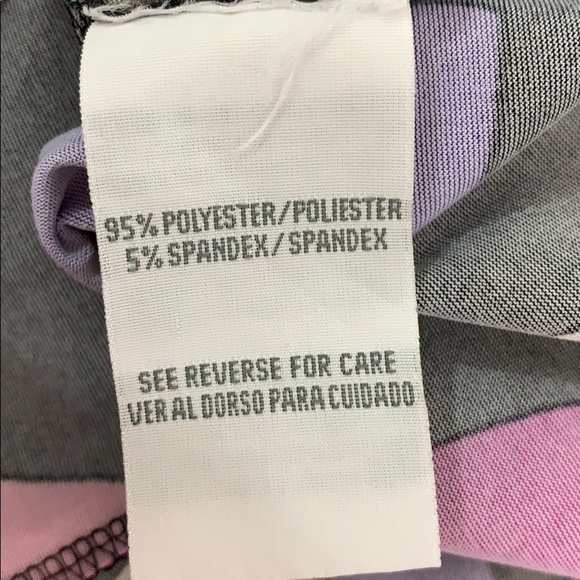 R&K multi color black based slip on dress, EUC - Picture 6 of 7